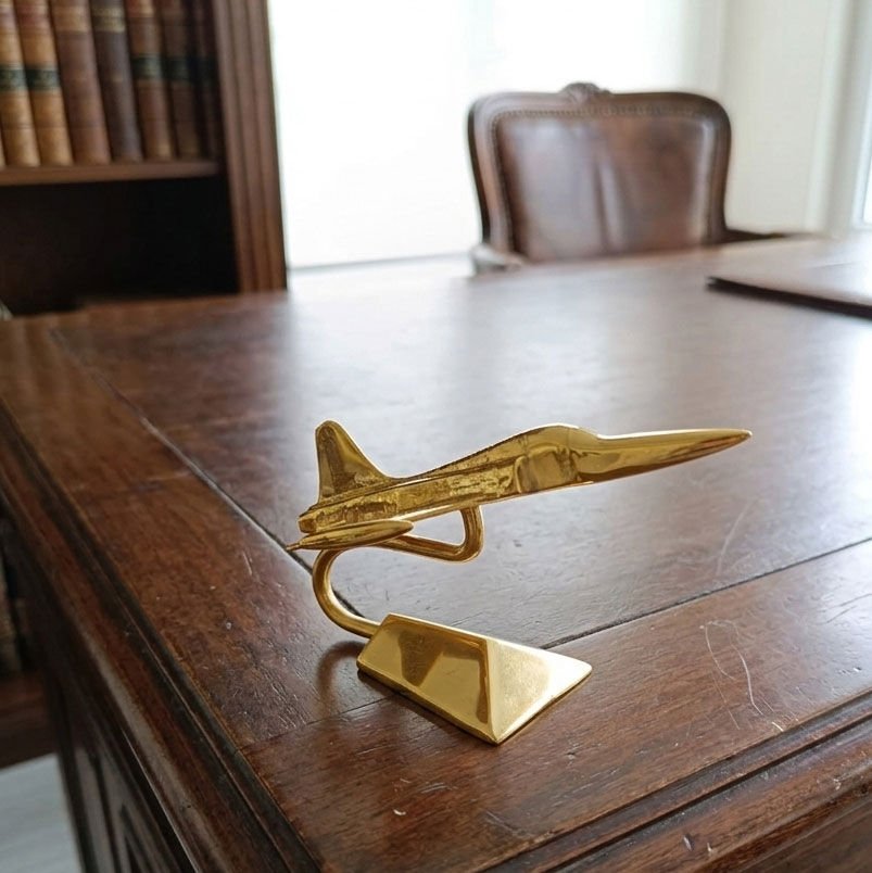 Vintage Jet Figürü Ofis Aksesuarı
