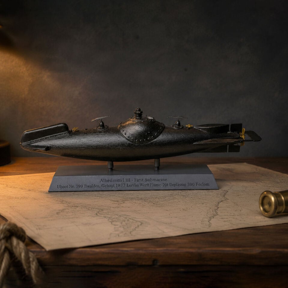 Alheilmittel III - First Submarine Tarihi Denizaltı Maketi
